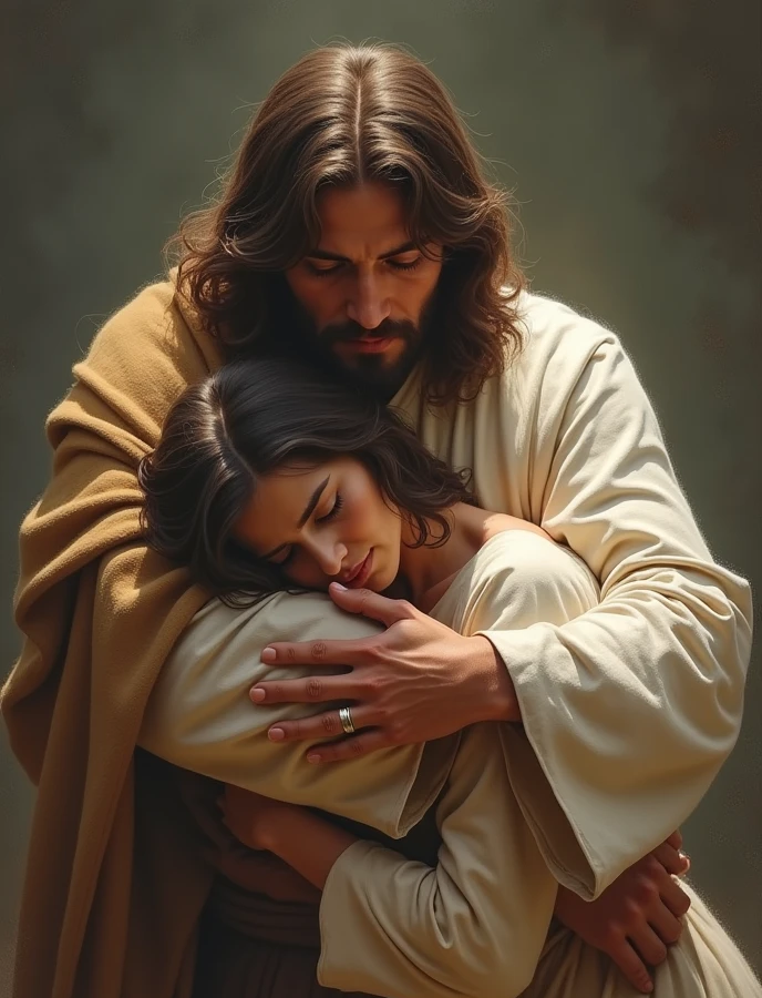Jesus-Cristo-abraço-fé-cristão O que a Bíblia fala sobre o medo