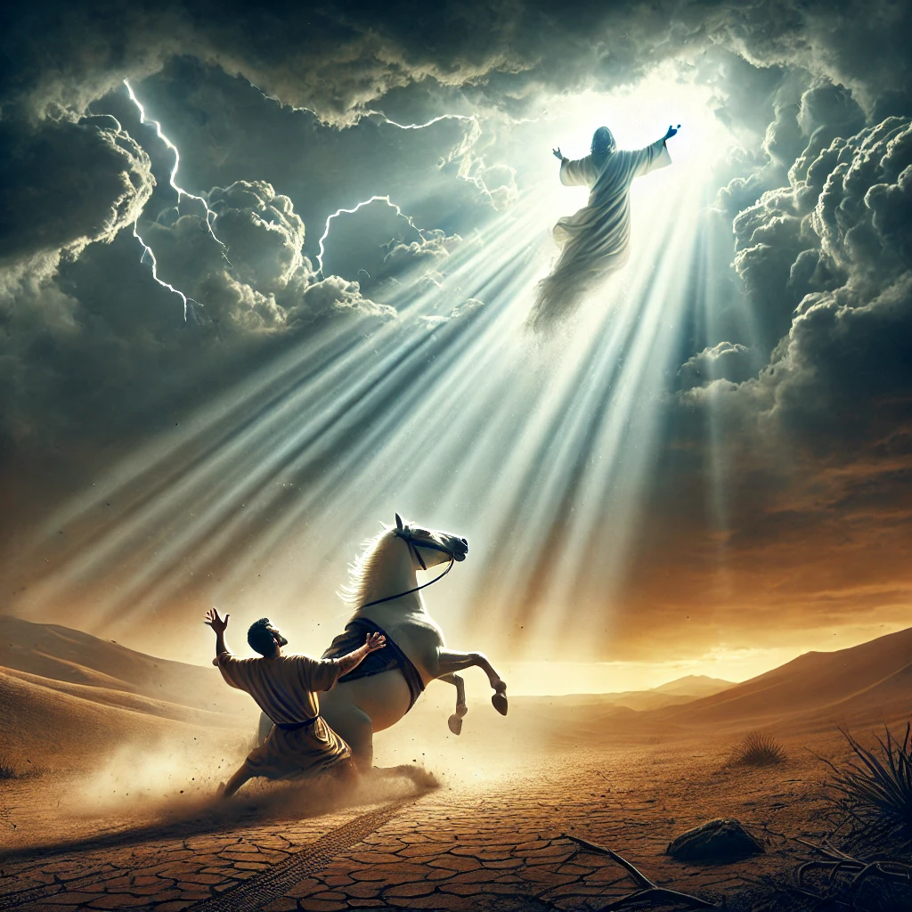 Paulo cai de seu cavalo na estrada para Damasco ao ver Jesus Quem foi o Apóstolo Paulo?