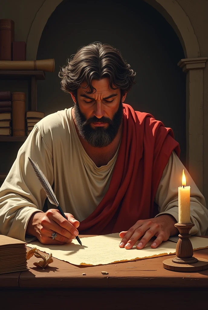 Paulo escrevendo as cartas paulinas Quem foi o Apóstolo Paulo?