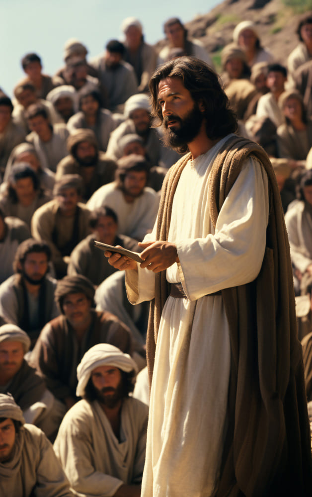 Jesus pregando para as pessoas Qual o significado do nome Jesus?