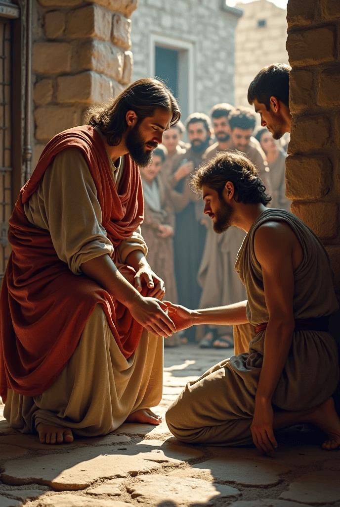 Jesus cura um homem O primeiro milagre de Jesus