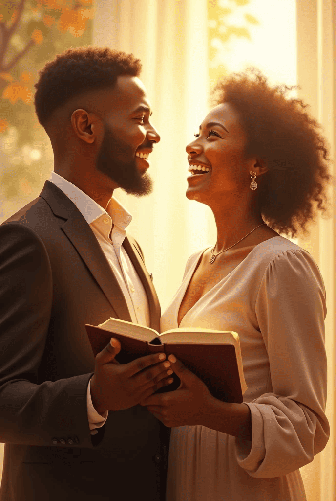 casal feliz com a bíblia sagrada (1) Como lidar com conflitos no casamento?